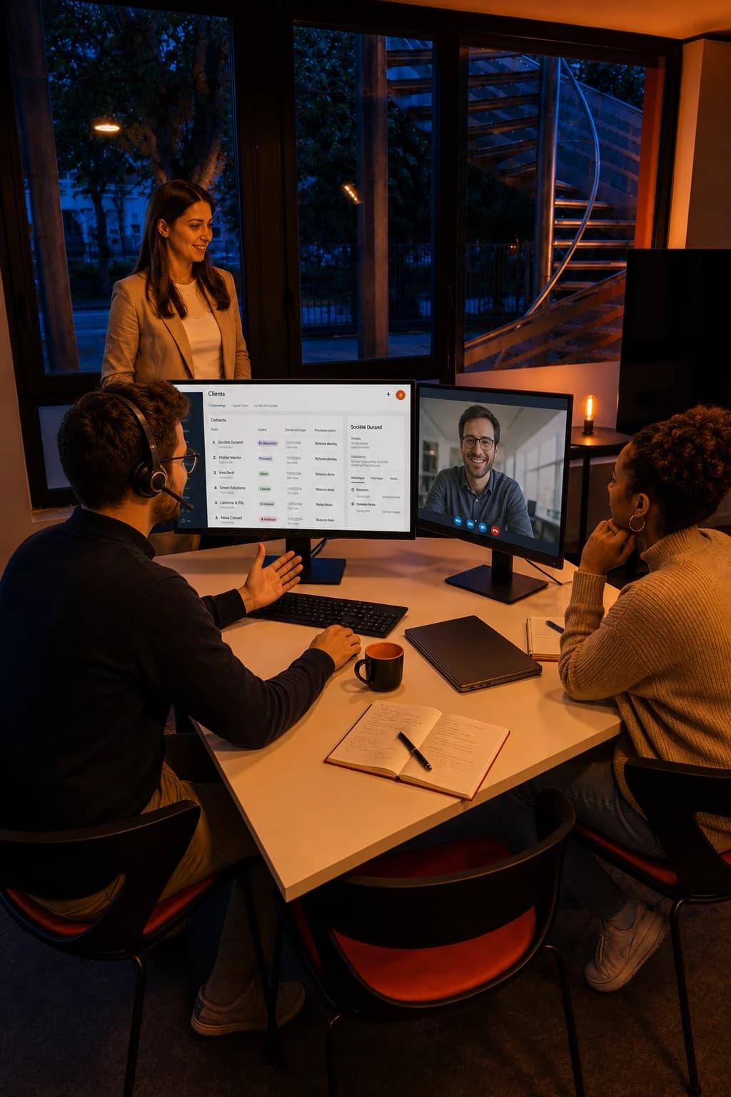 Affiche formation Développement commercial et relation client à distance