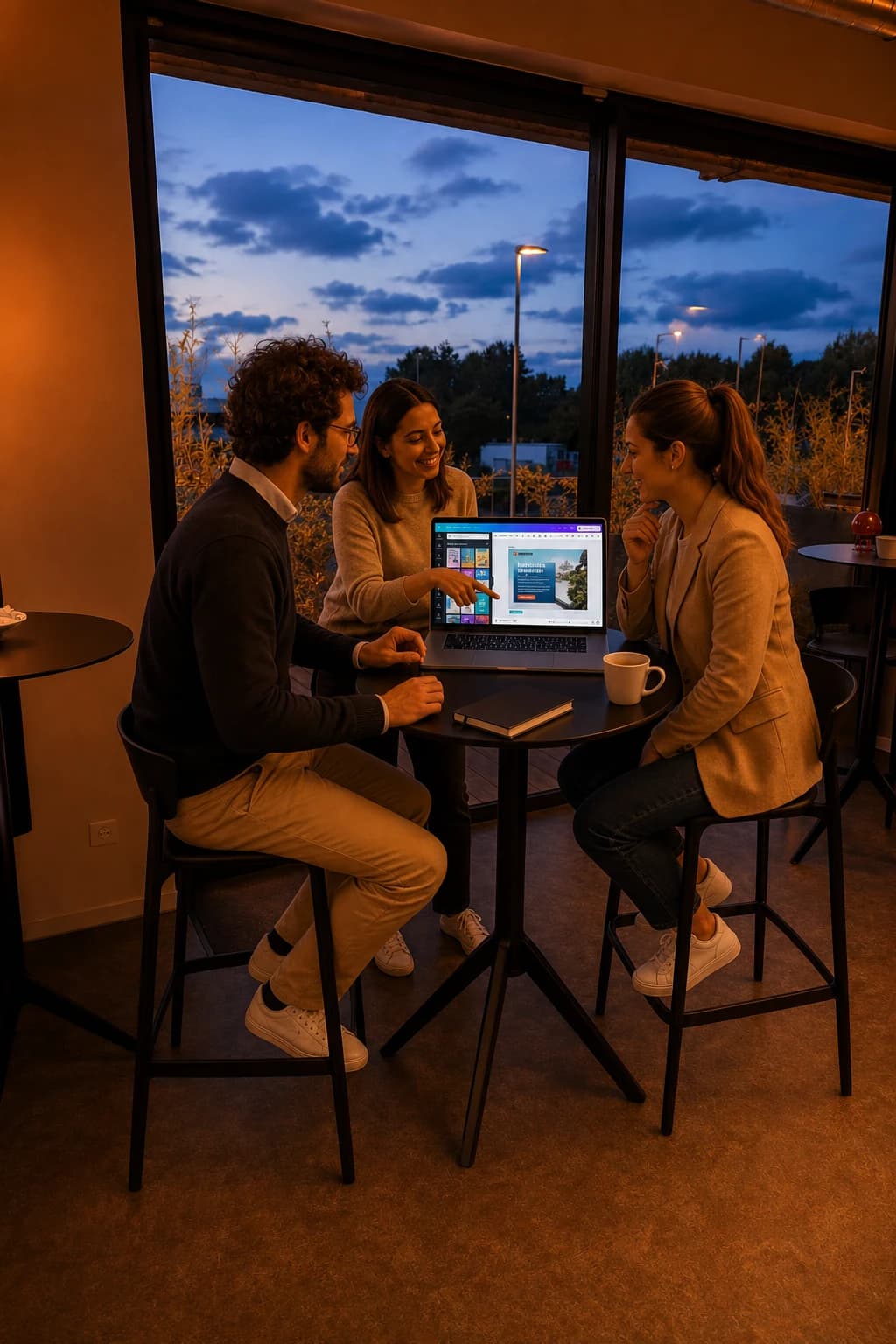 Affiche formation Gérer des visuels pro avec Canva et l'IA