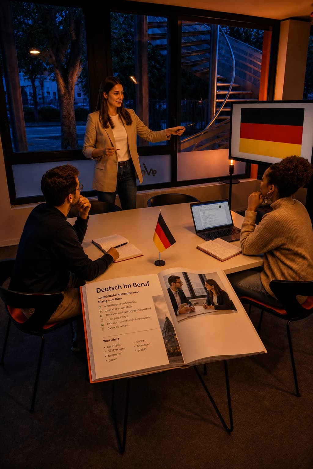 Affiche formation Allemand professionnel
