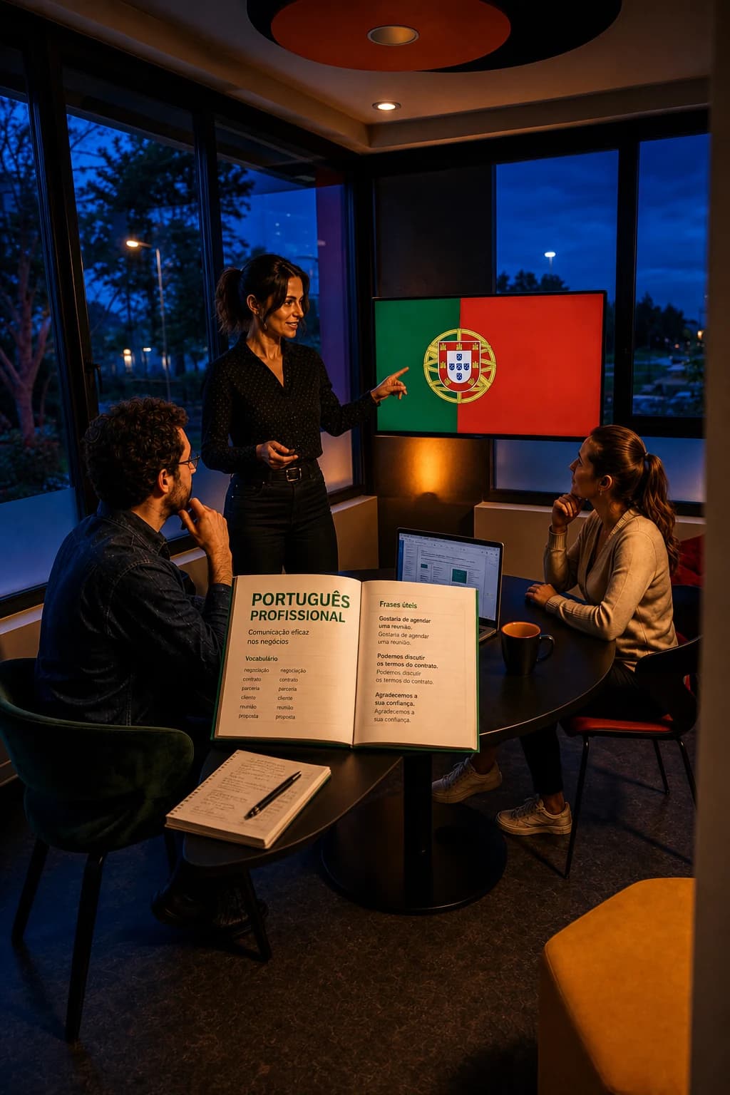 Affiche formation Portugais professionnel